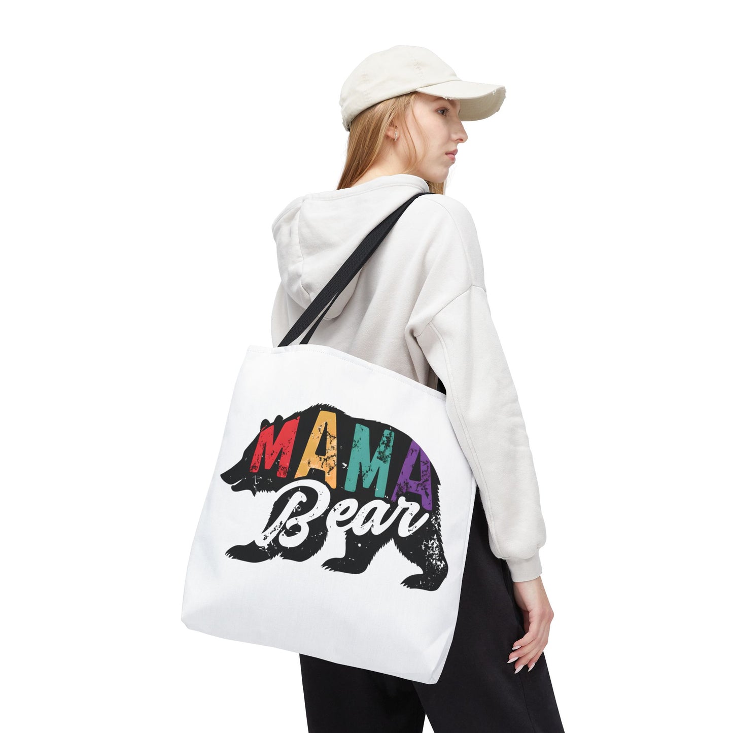 Colorful Mama Bear Tote Bag for Moms - Perfect for Mother's Day, Gifts & Everyday Use