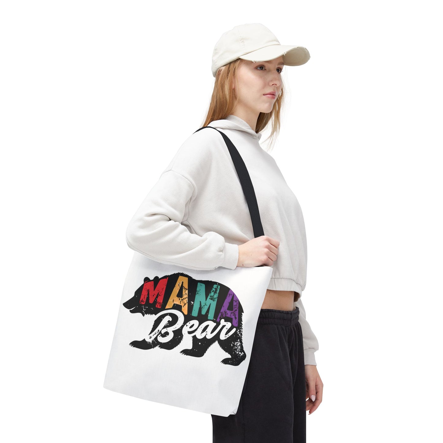 Colorful Mama Bear Tote Bag for Moms - Perfect for Mother's Day, Gifts & Everyday Use