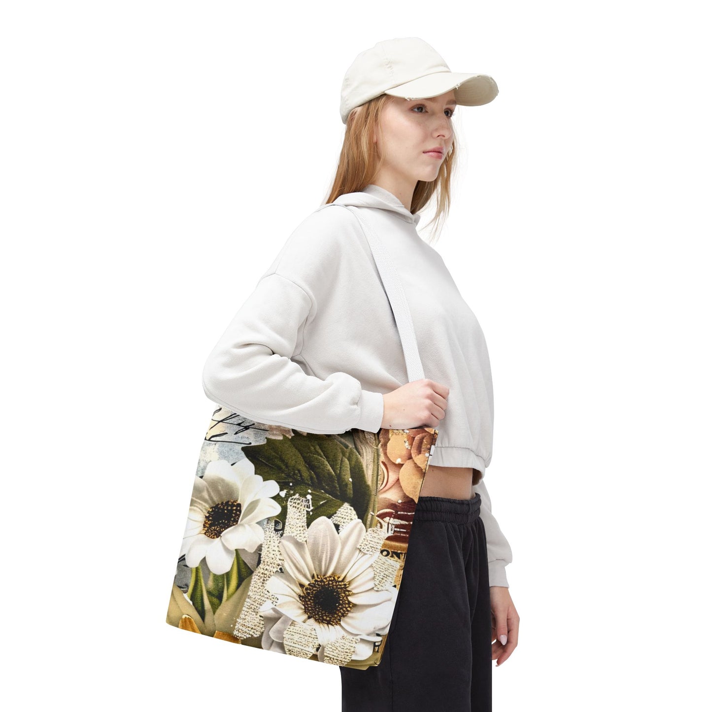 Floral Sunflower Tote Bag - Perfect for Summer Outings & Eco-Friendly Style - Great Mother's Day Gift