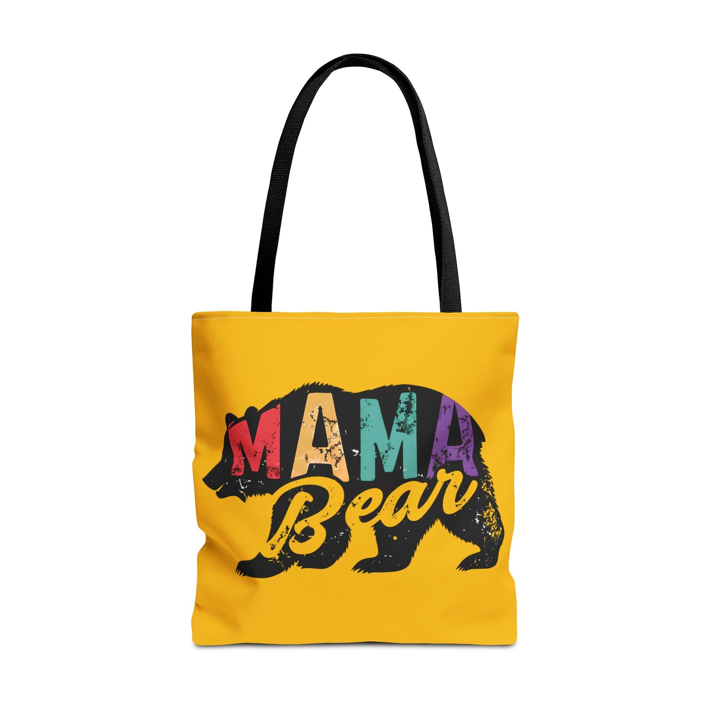 Mama Bear Tote Bag - Colorful & Fun Gift for Moms - Great for Mother's Day