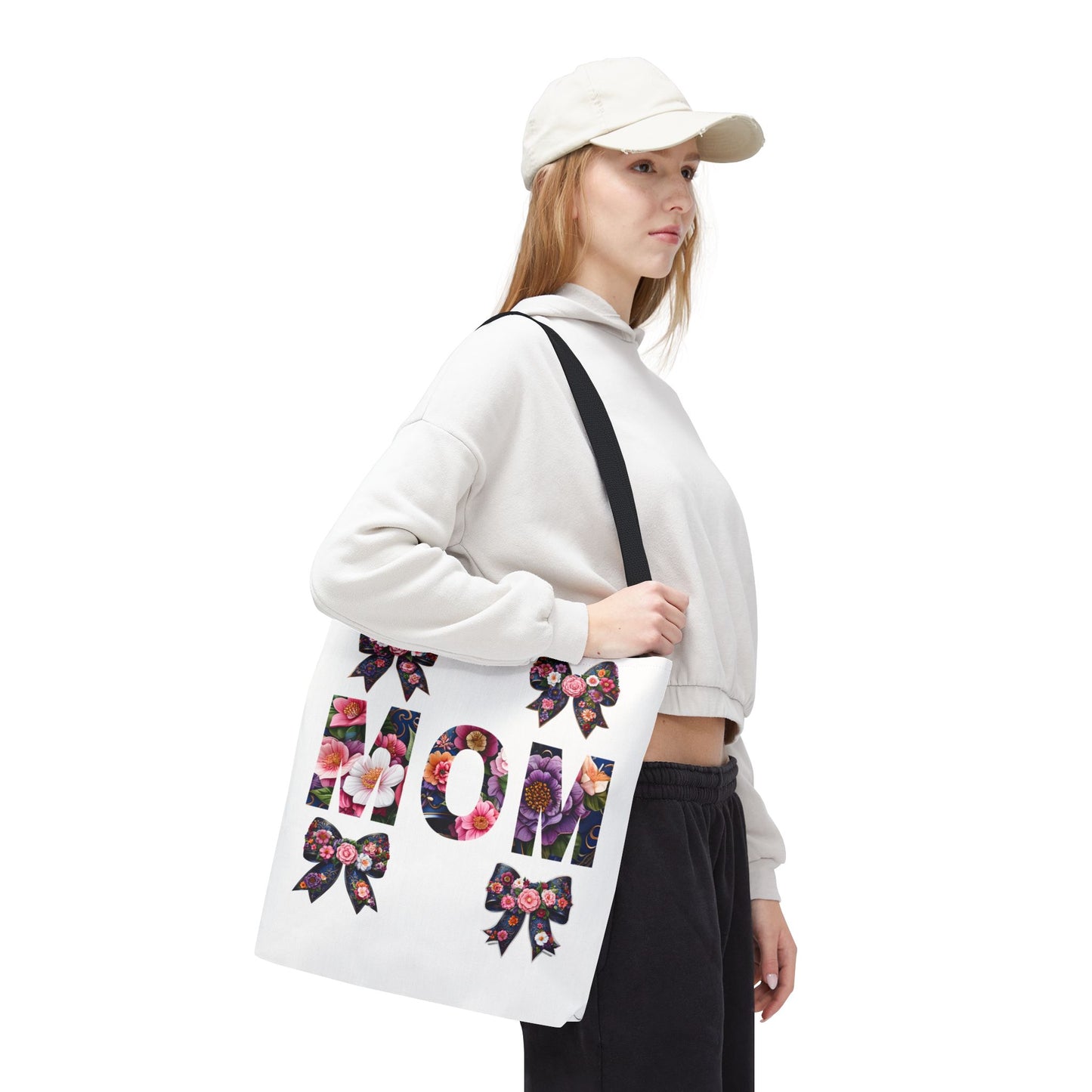 Floral Mom Tote Bag - Perfect Gift for Mother's Day and Everyday Use