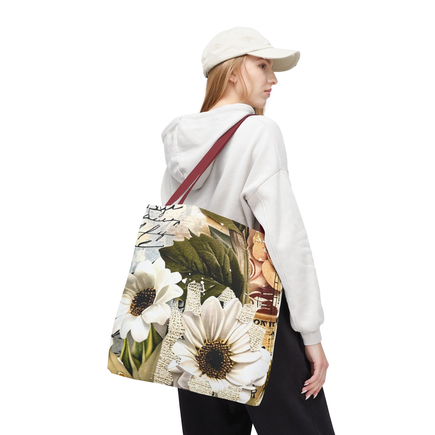 Floral Sunflower Tote Bag - Perfect for Summer Outings & Eco-Friendly Style - Great Mother's Day Gift
