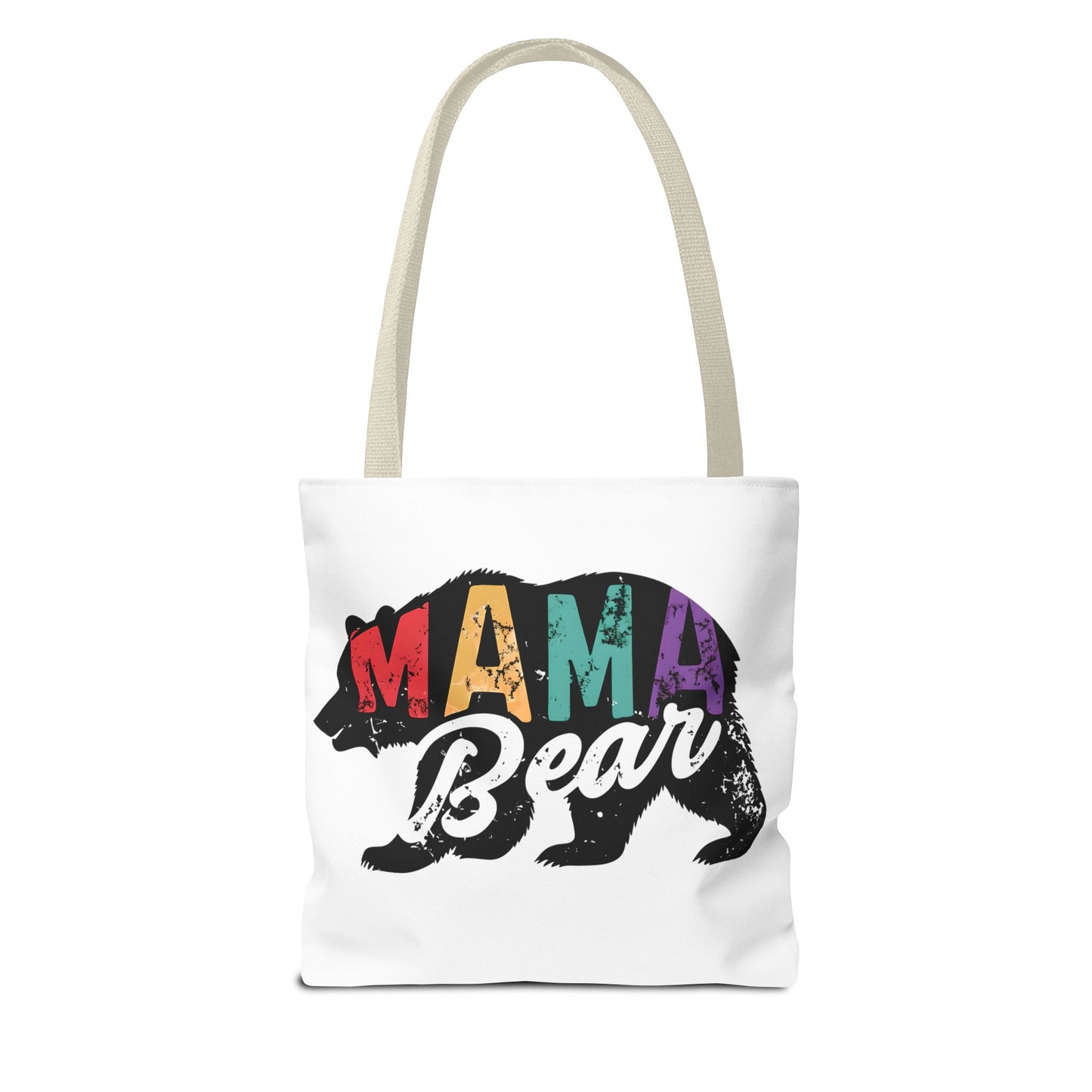 Colorful Mama Bear Tote Bag for Moms - Perfect for Mother's Day, Gifts & Everyday Use