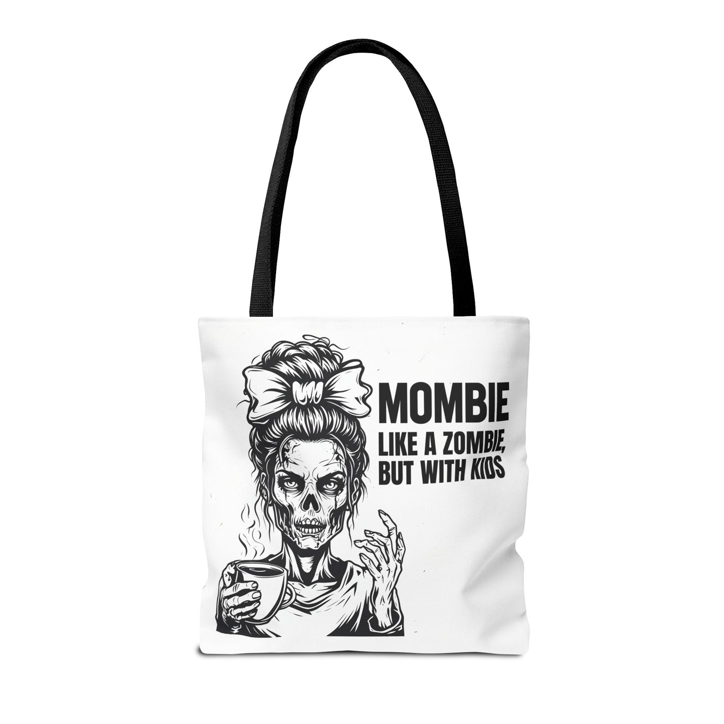 Funny "Mombiel Like a Zombie, but with Kids" Tote Bag - Perfect for Moms and Mother's Day Gift Ideas