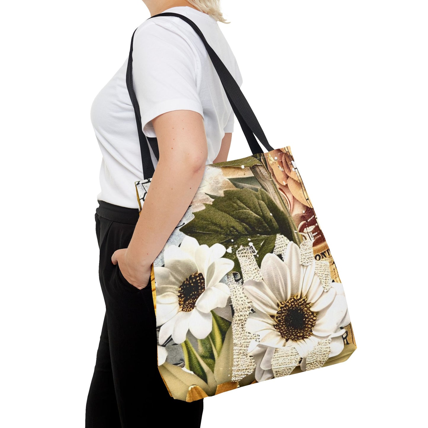 Floral Sunflower Tote Bag - Perfect for Summer Outings & Eco-Friendly Style - Great Mother's Day Gift