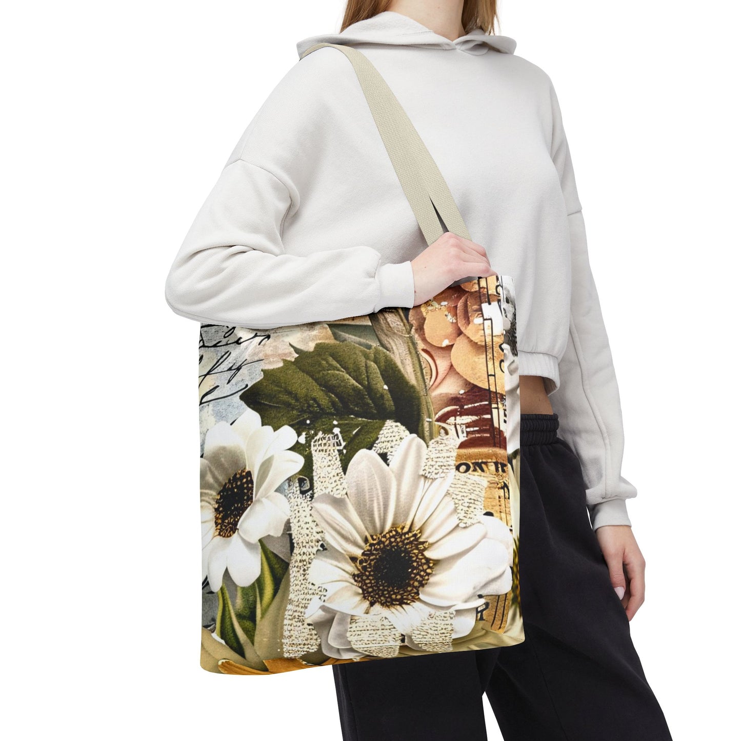 Floral Sunflower Tote Bag - Perfect for Summer Outings & Eco-Friendly Style - Great Mother's Day Gift