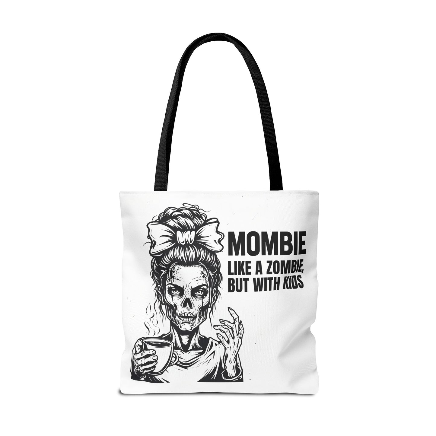 Funny "Mombiel Like a Zombie, but with Kids" Tote Bag - Perfect for Moms and Mother's Day Gift Ideas