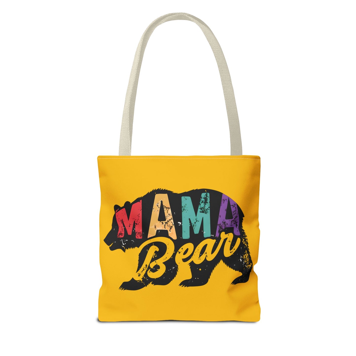 Mama Bear Tote Bag - Colorful & Fun Gift for Moms - Great for Mother's Day