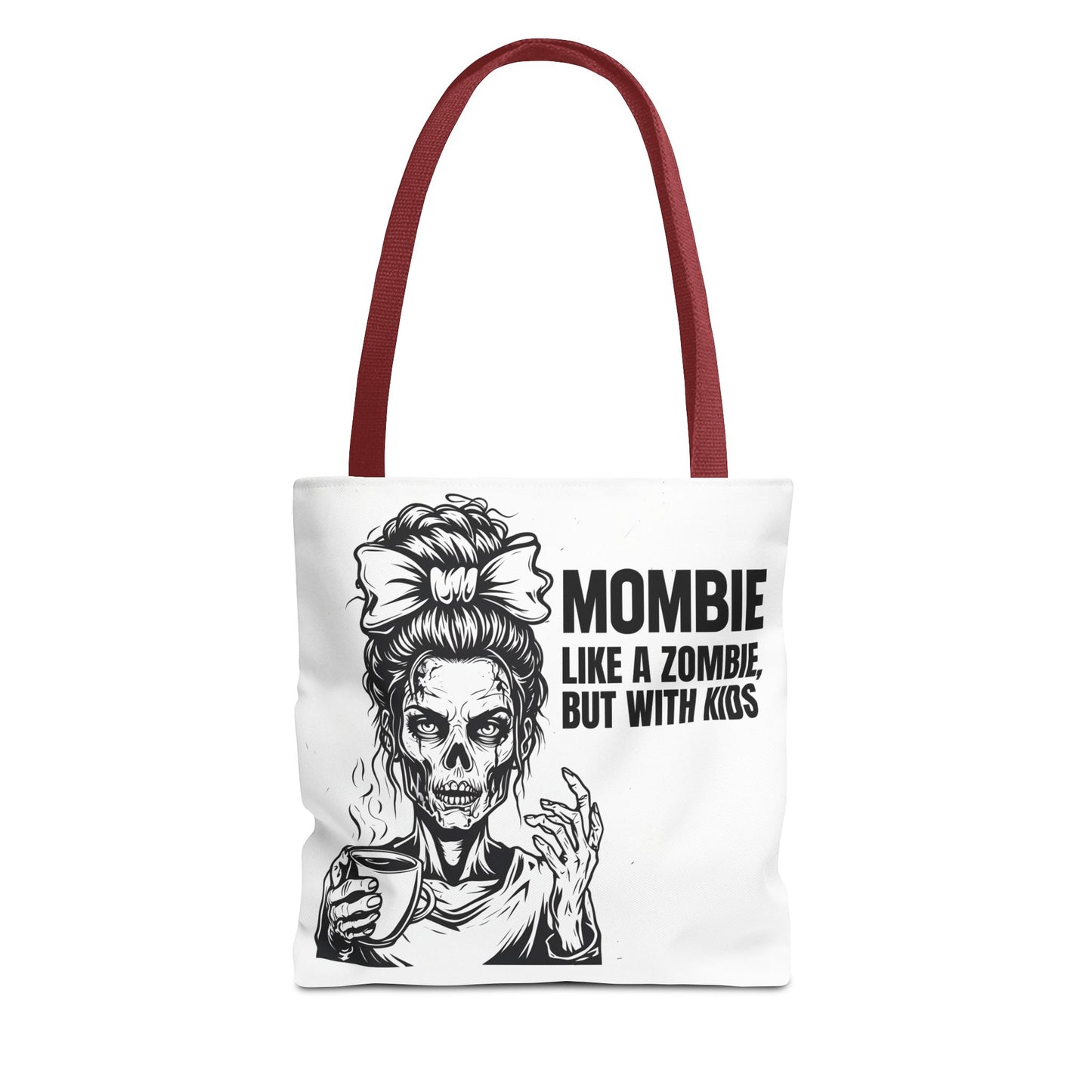 Funny "Mombiel Like a Zombie, but with Kids" Tote Bag - Perfect for Moms and Mother's Day Gift Ideas