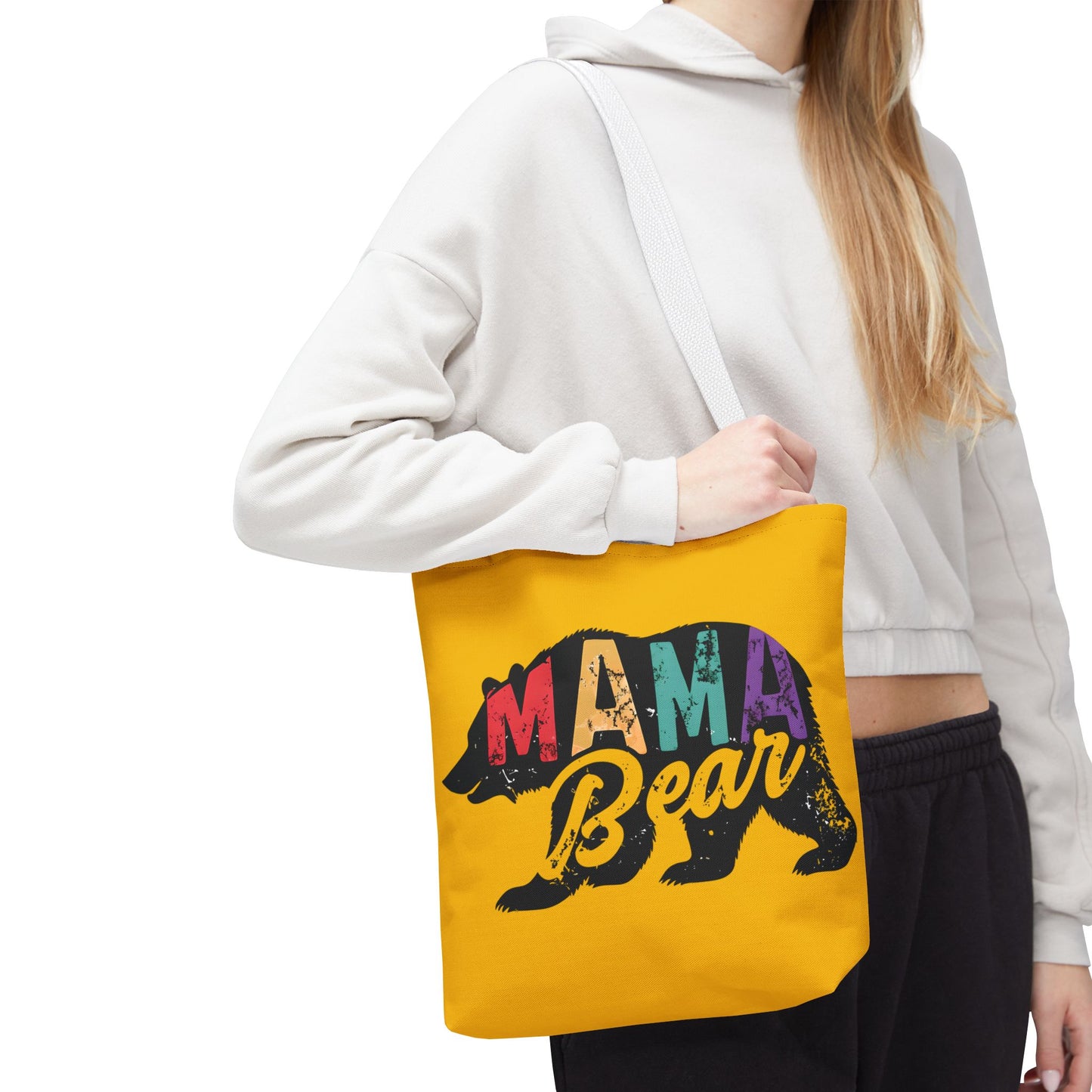 Mama Bear Tote Bag - Colorful & Fun Gift for Moms - Great for Mother's Day