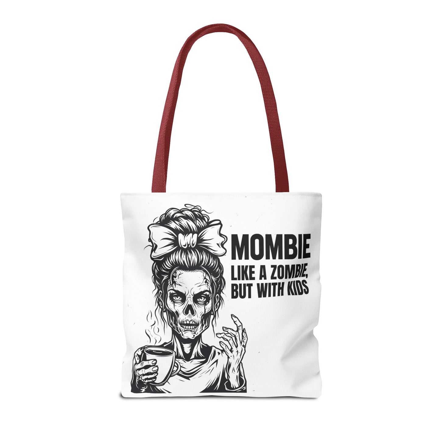 Funny "Mombiel Like a Zombie, but with Kids" Tote Bag - Perfect for Moms and Mother's Day Gift Ideas