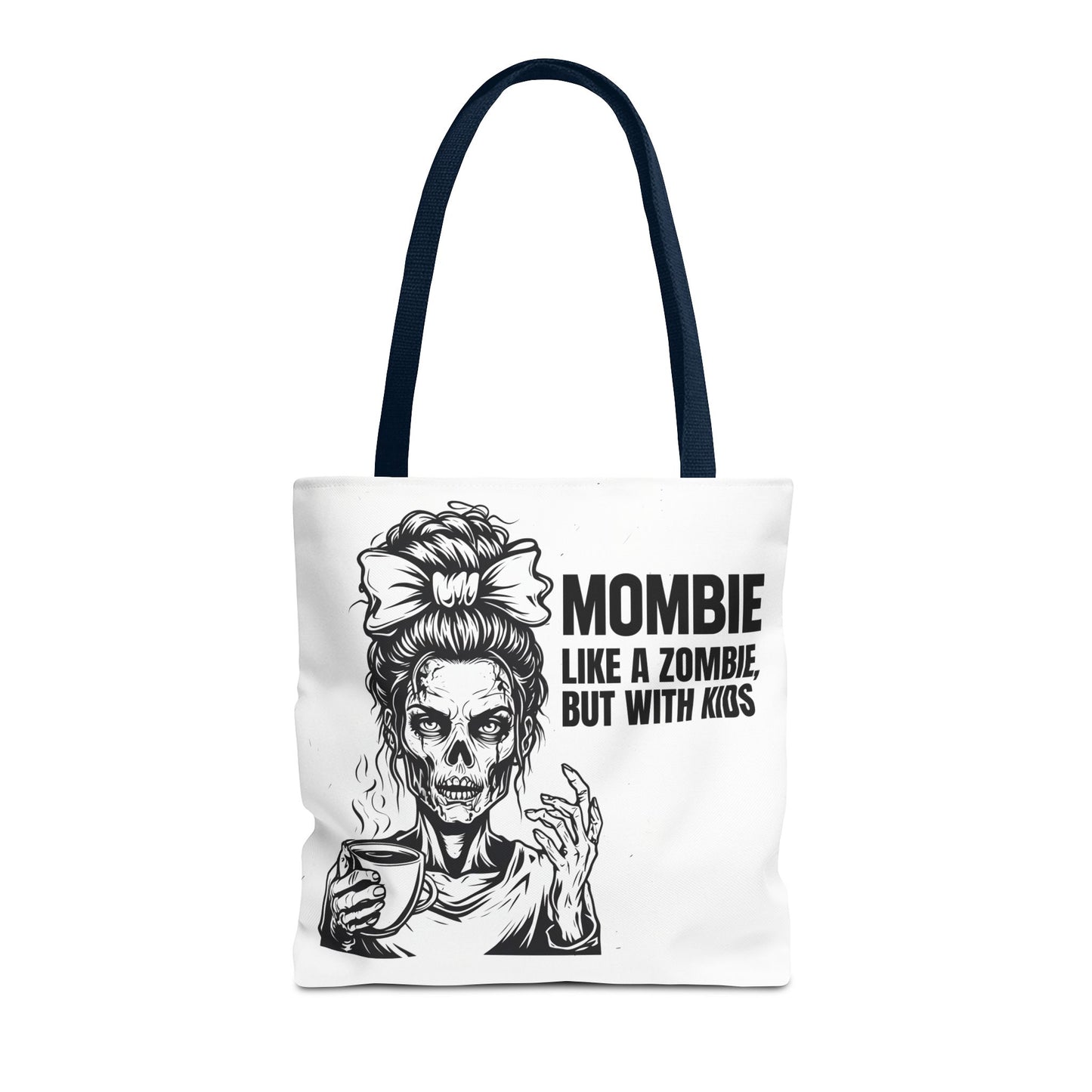Funny "Mombiel Like a Zombie, but with Kids" Tote Bag - Perfect for Moms and Mother's Day Gift Ideas
