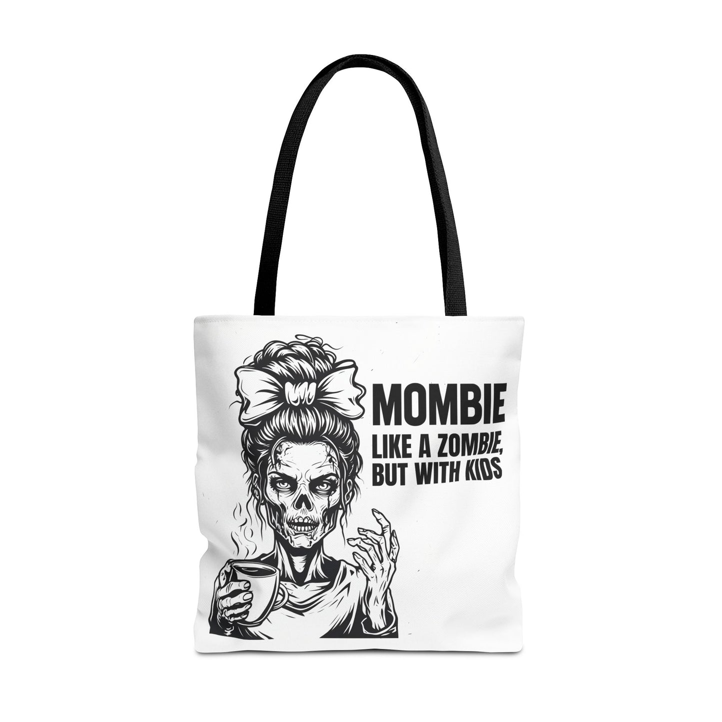 Funny "Mombiel Like a Zombie, but with Kids" Tote Bag - Perfect for Moms and Mother's Day Gift Ideas
