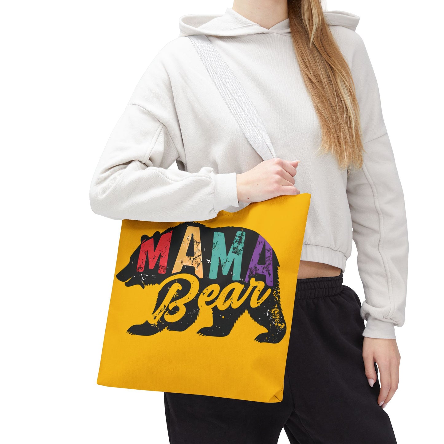 Mama Bear Tote Bag - Colorful & Fun Gift for Moms - Great for Mother's Day