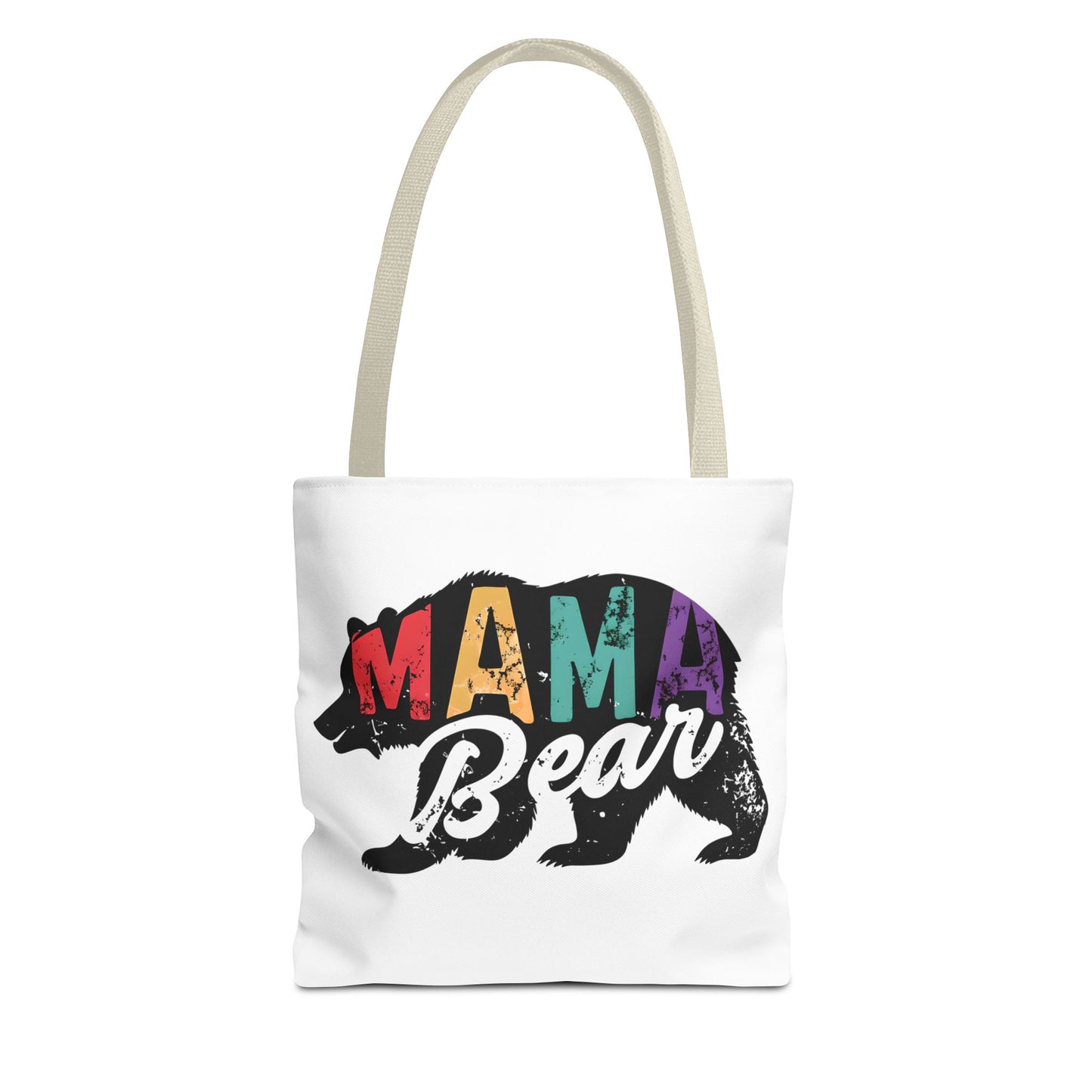 Colorful Mama Bear Tote Bag for Moms - Perfect for Mother's Day, Gifts & Everyday Use