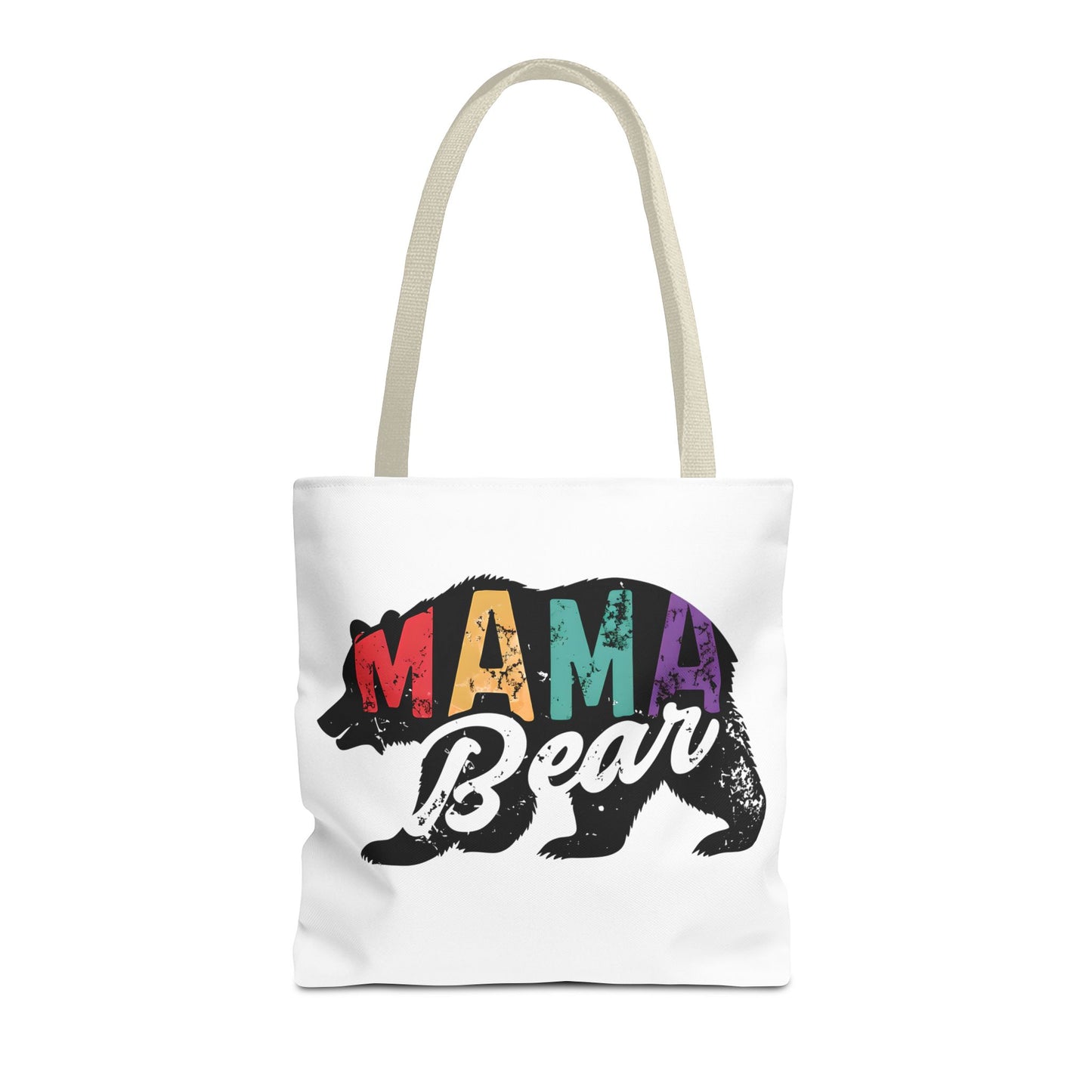 Colorful Mama Bear Tote Bag for Moms - Perfect for Mother's Day, Gifts & Everyday Use
