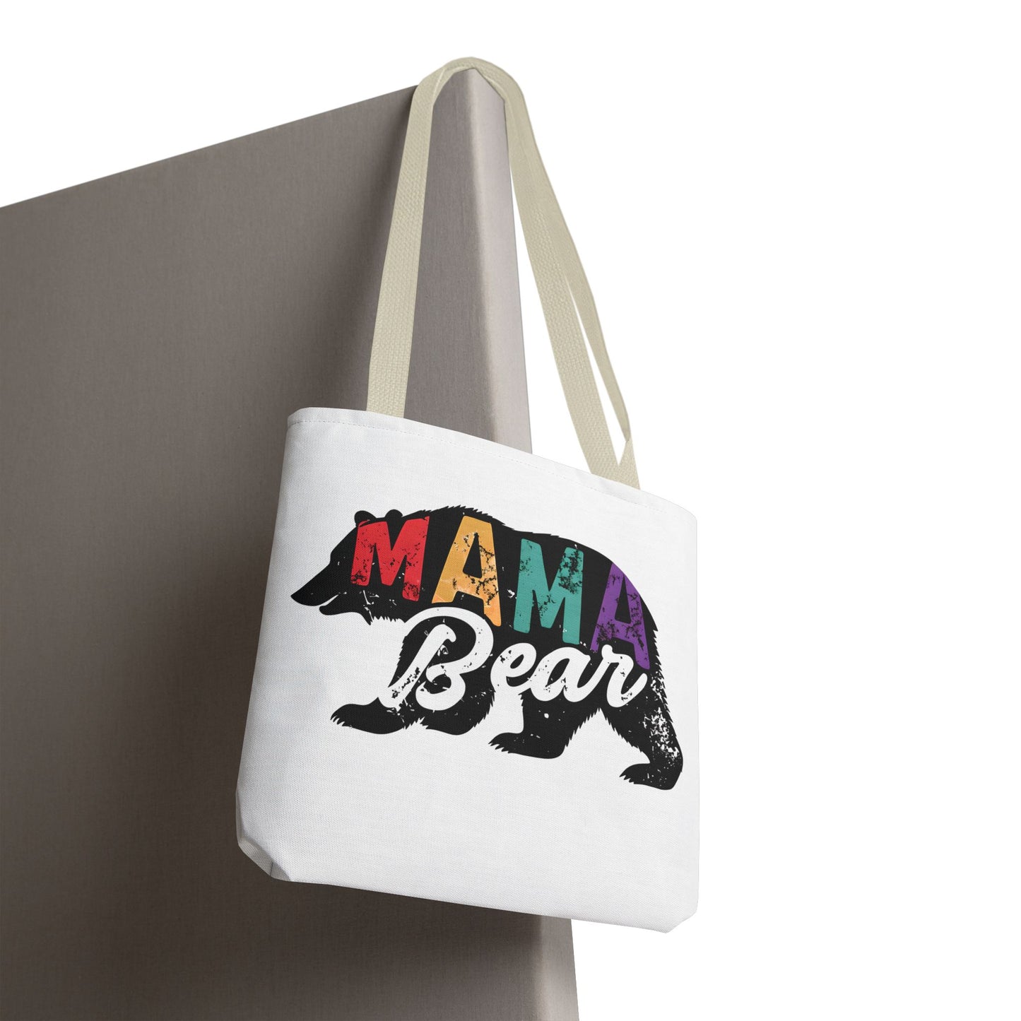 Colorful Mama Bear Tote Bag for Moms - Perfect for Mother's Day, Gifts & Everyday Use