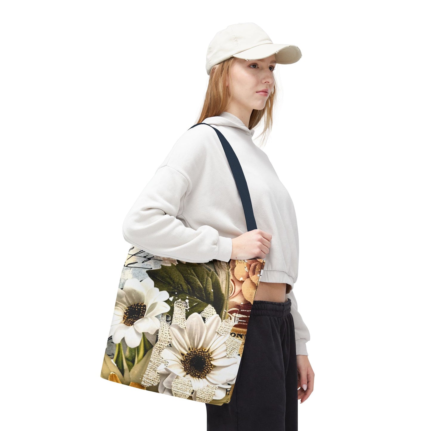 Floral Sunflower Tote Bag - Perfect for Summer Outings & Eco-Friendly Style - Great Mother's Day Gift