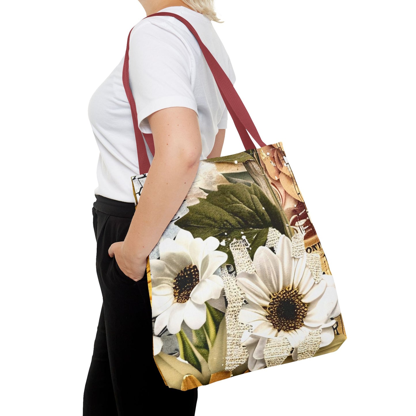 Floral Sunflower Tote Bag - Perfect for Summer Outings & Eco-Friendly Style - Great Mother's Day Gift