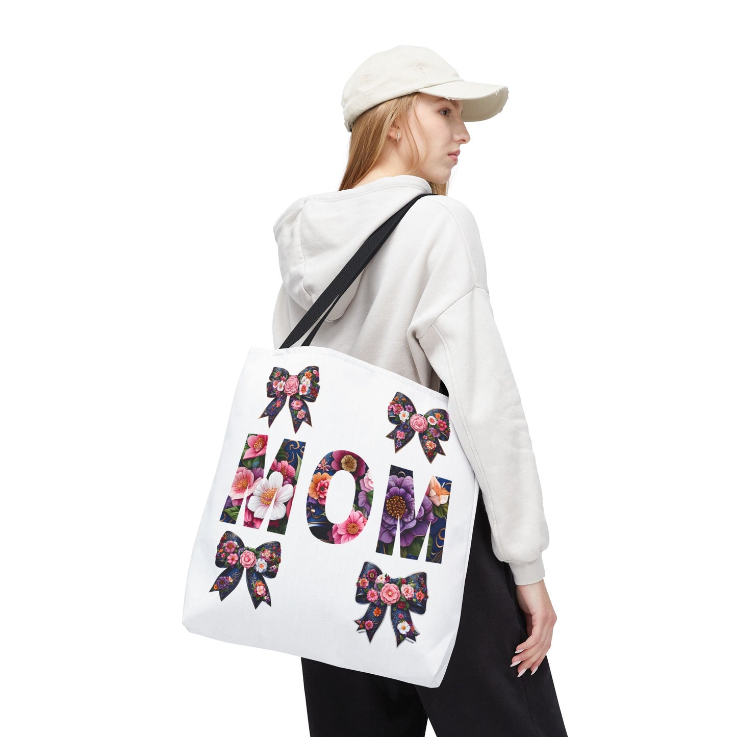 Floral Mom Tote Bag - Perfect Gift for Mother's Day and Everyday Use