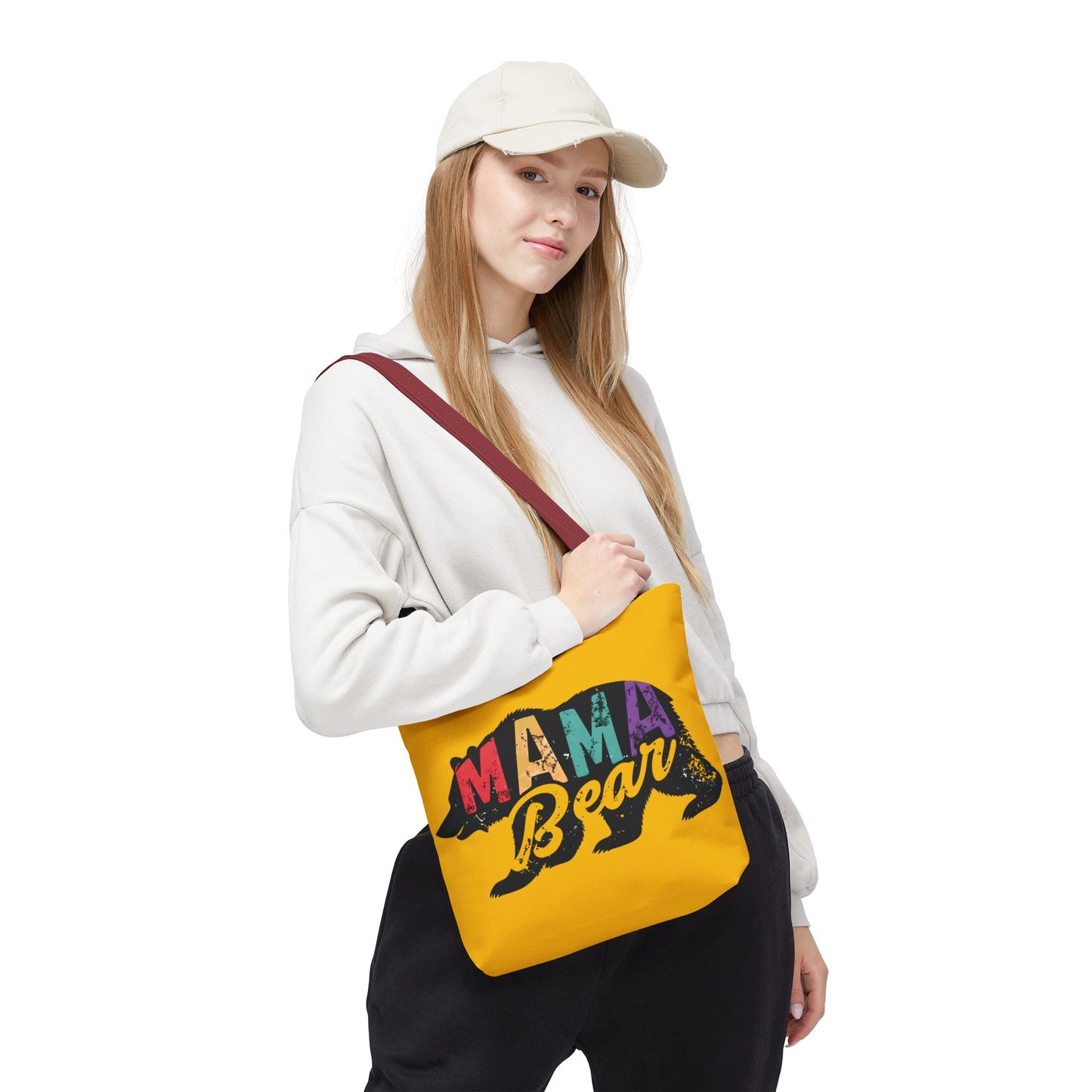 Mama Bear Tote Bag - Colorful & Fun Gift for Moms - Great for Mother's Day