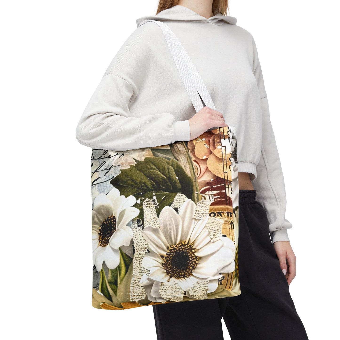 Floral Sunflower Tote Bag - Perfect for Summer Outings & Eco-Friendly Style - Great Mother's Day Gift