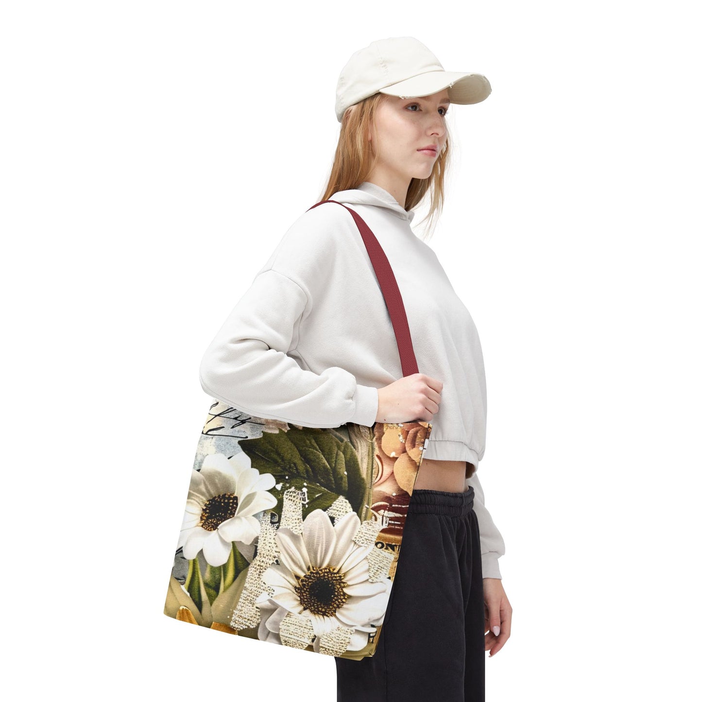 Floral Sunflower Tote Bag - Perfect for Summer Outings & Eco-Friendly Style - Great Mother's Day Gift