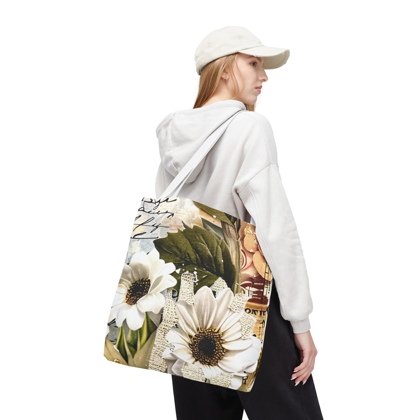 Floral Sunflower Tote Bag - Perfect for Summer Outings & Eco-Friendly Style - Great Mother's Day Gift