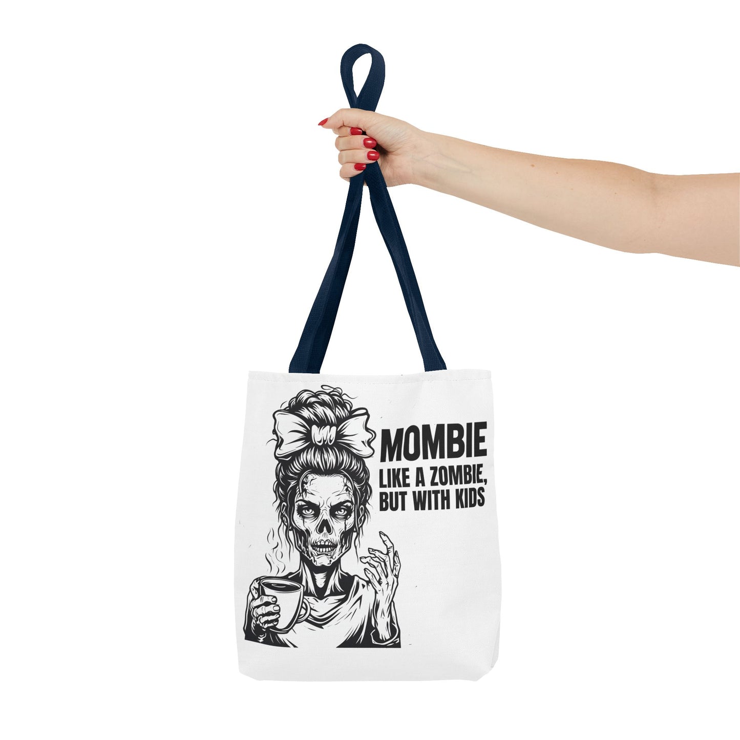Funny "Mombiel Like a Zombie, but with Kids" Tote Bag - Perfect for Moms and Mother's Day Gift Ideas