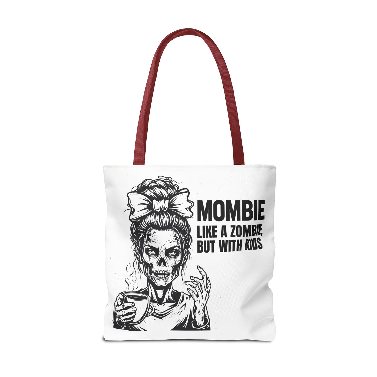 Funny "Mombiel Like a Zombie, but with Kids" Tote Bag - Perfect for Moms and Mother's Day Gift Ideas