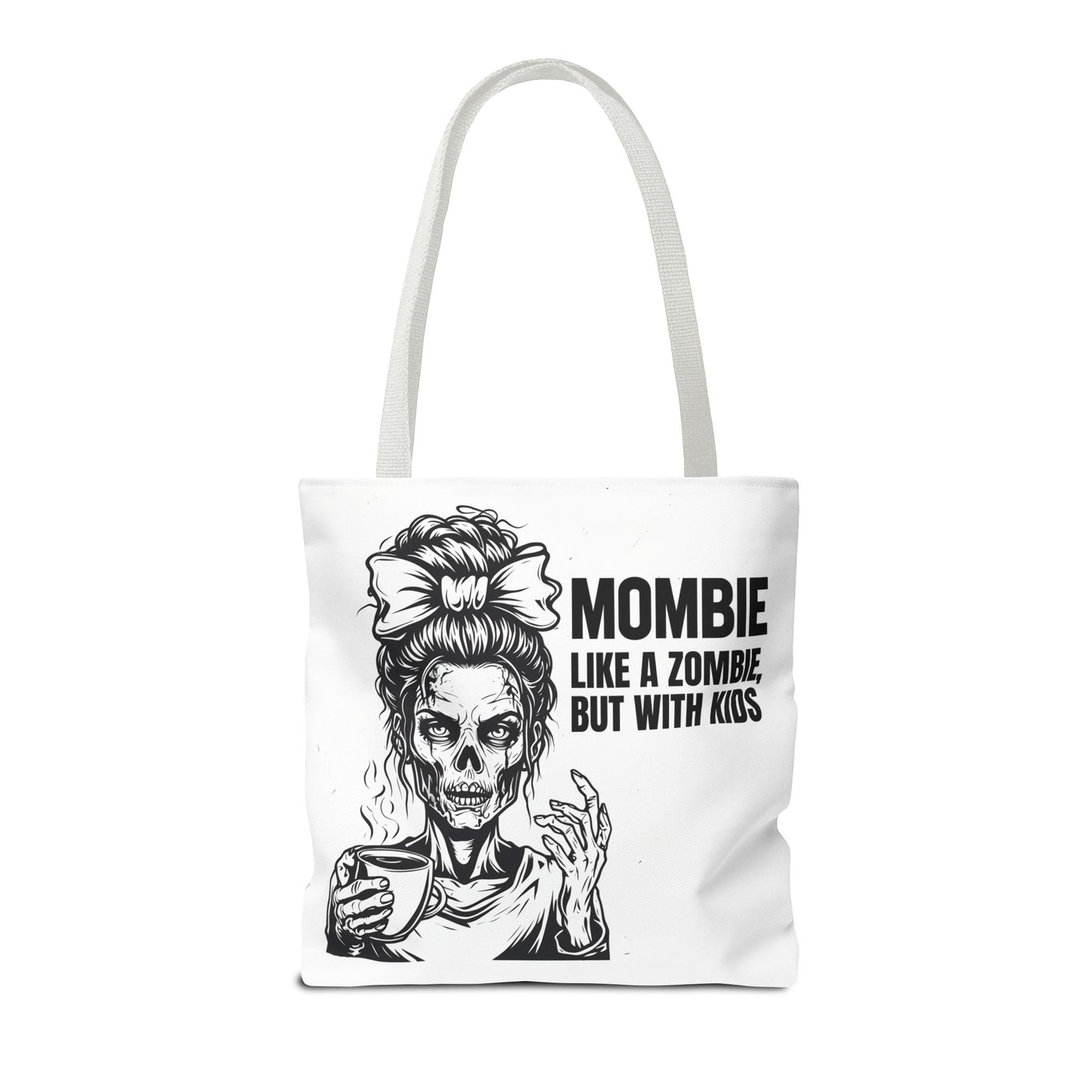Funny "Mombiel Like a Zombie, but with Kids" Tote Bag - Perfect for Moms and Mother's Day Gift Ideas