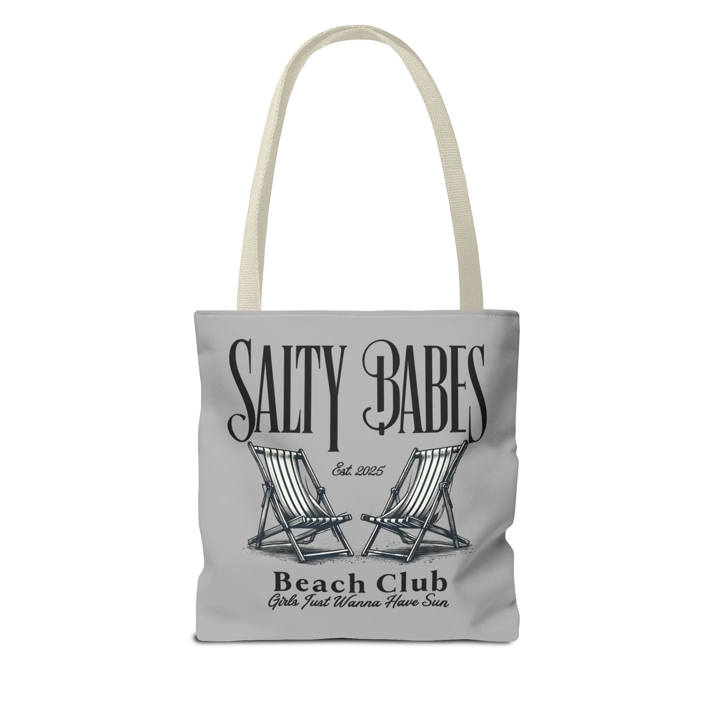 Salty Babes Beach Club Tote Bag – Perfect for Sun-Loving Women
