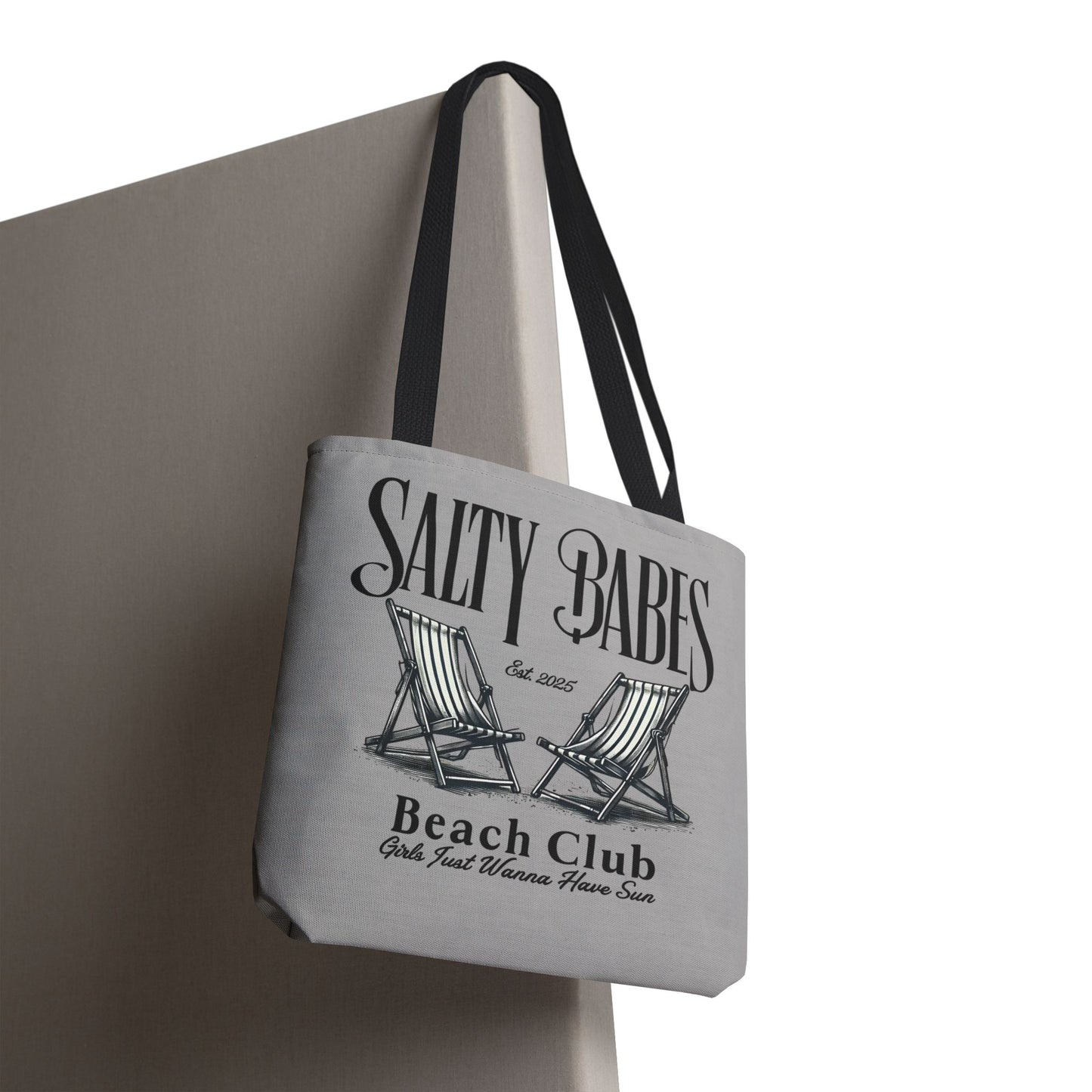 Salty Babes Beach Club Tote Bag – Perfect for Sun-Loving Women