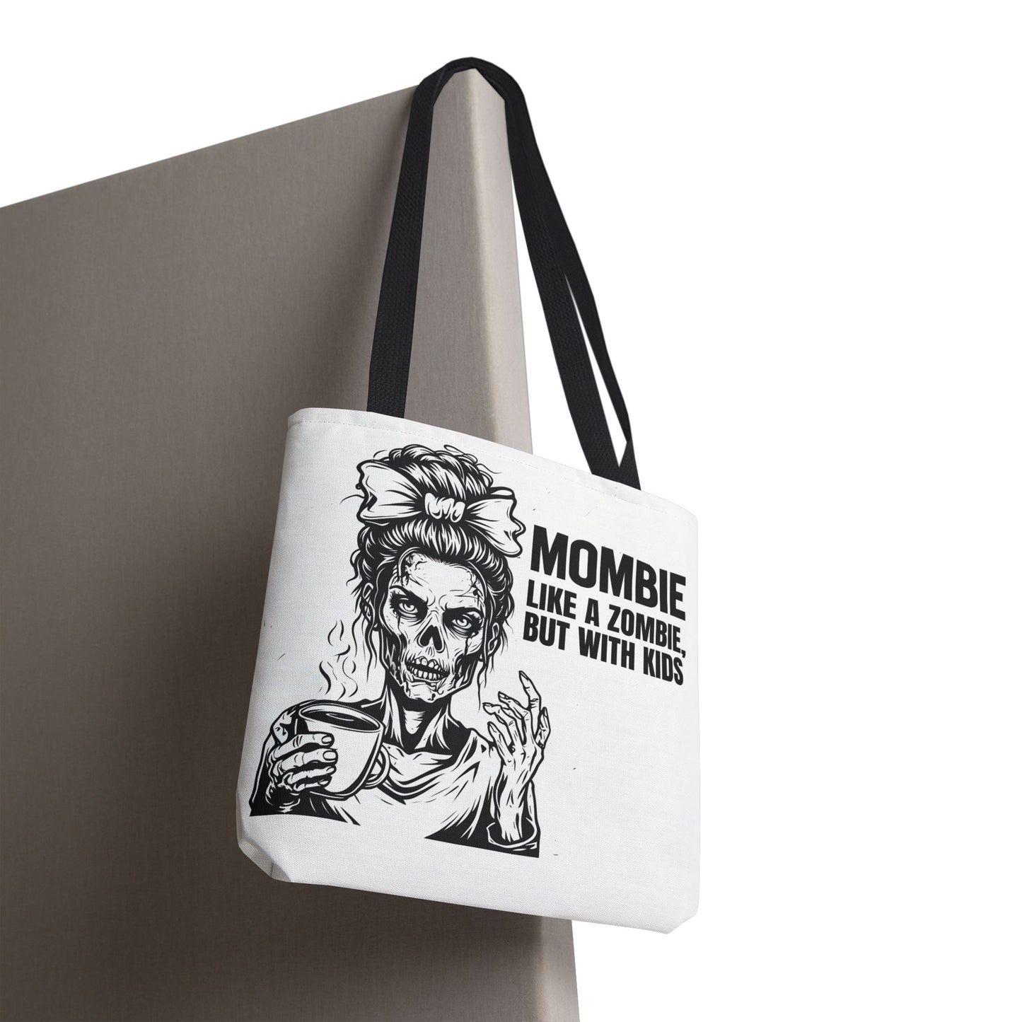 Funny "Mombiel Like a Zombie, but with Kids" Tote Bag - Perfect for Moms and Mother's Day Gift Ideas