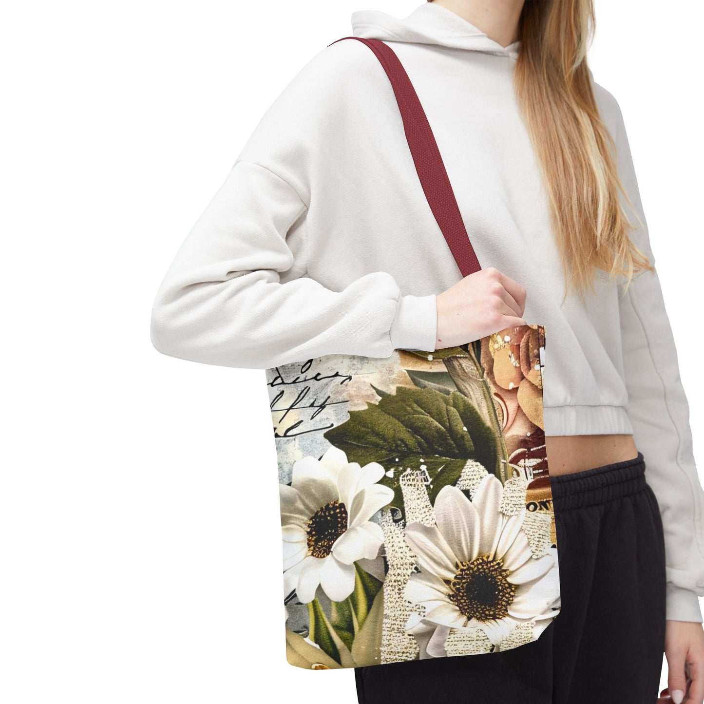 Floral Sunflower Tote Bag - Perfect for Summer Outings & Eco-Friendly Style - Great Mother's Day Gift