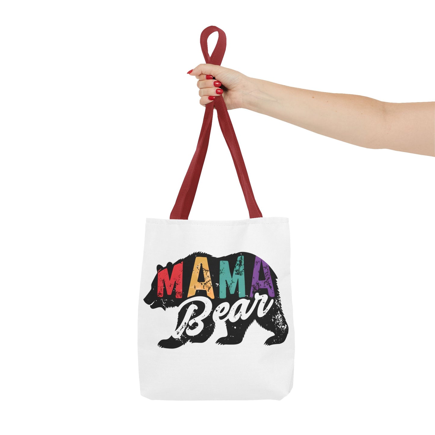 Colorful Mama Bear Tote Bag for Moms - Perfect for Mother's Day, Gifts & Everyday Use