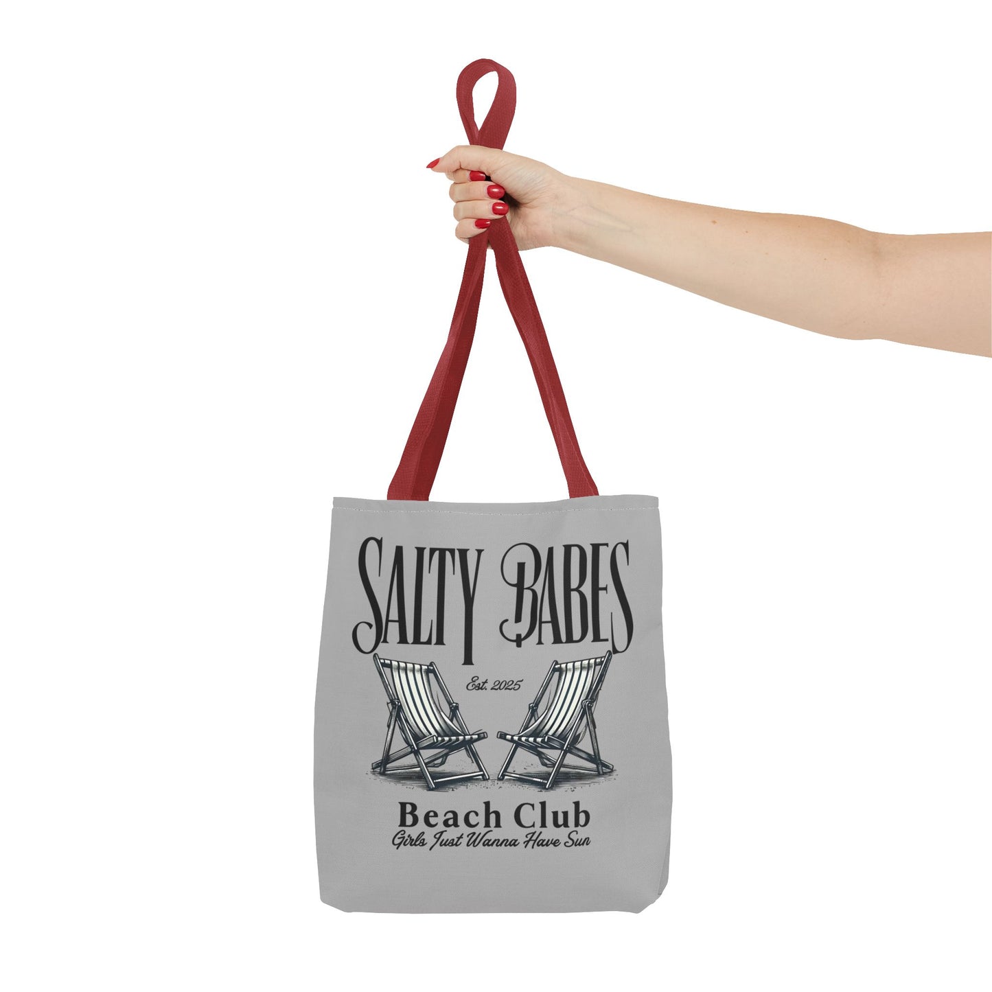 Salty Babes Beach Club Tote Bag – Perfect for Sun-Loving Women