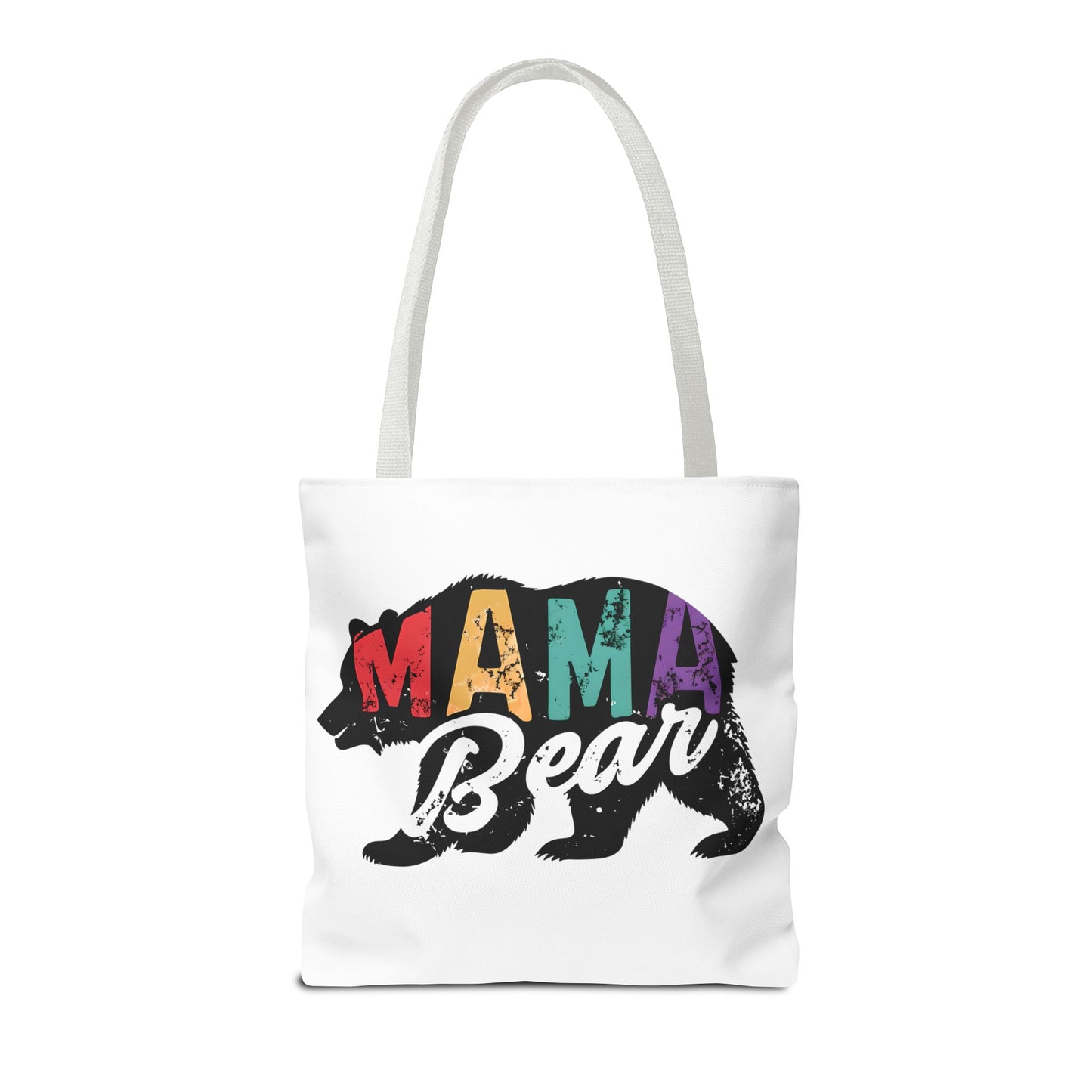 Colorful Mama Bear Tote Bag for Moms - Perfect for Mother's Day, Gifts & Everyday Use