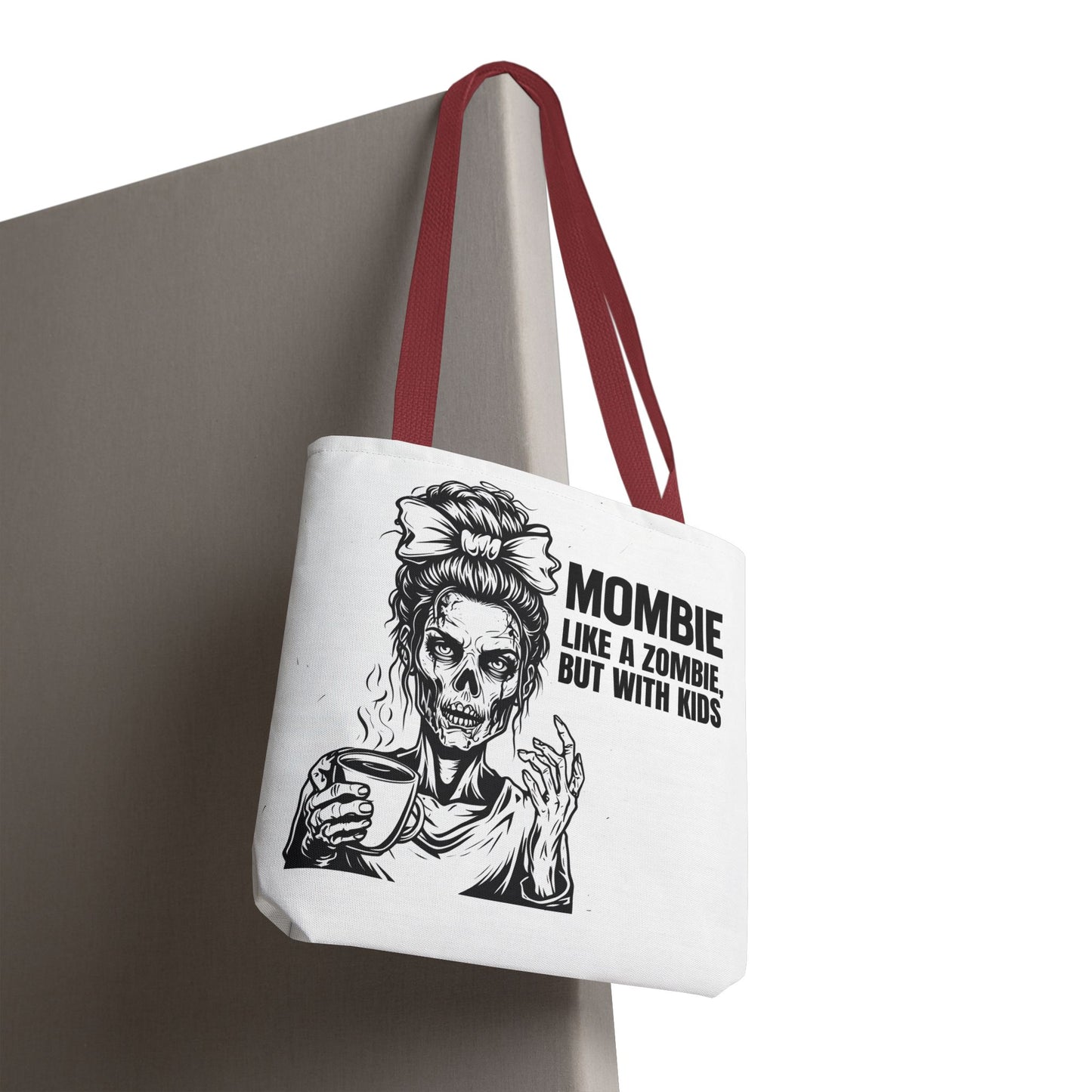 Funny "Mombiel Like a Zombie, but with Kids" Tote Bag - Perfect for Moms and Mother's Day Gift Ideas