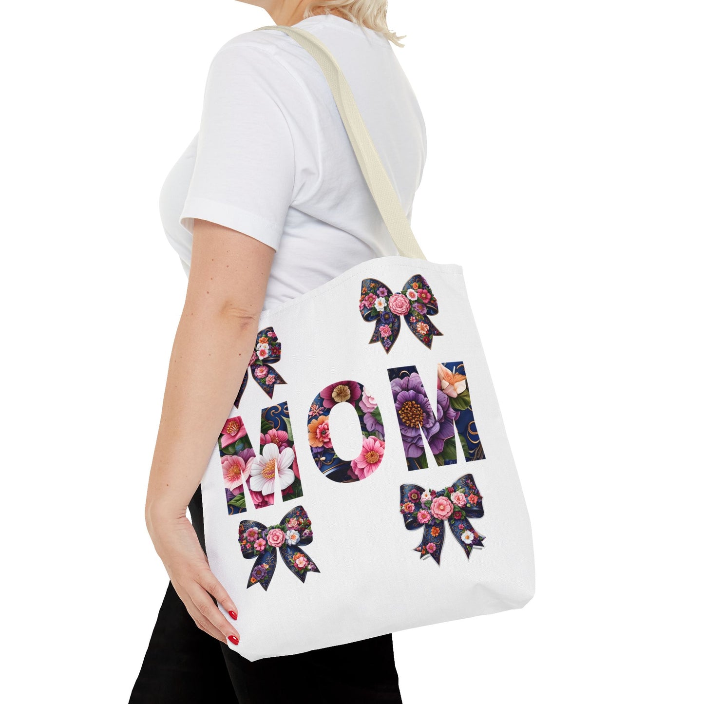 Floral Mom Tote Bag - Perfect Gift for Mother's Day and Everyday Use