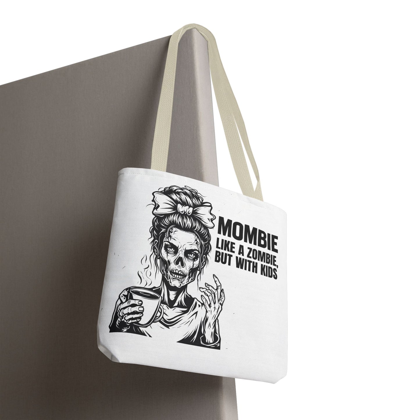 Funny "Mombiel Like a Zombie, but with Kids" Tote Bag - Perfect for Moms and Mother's Day Gift Ideas