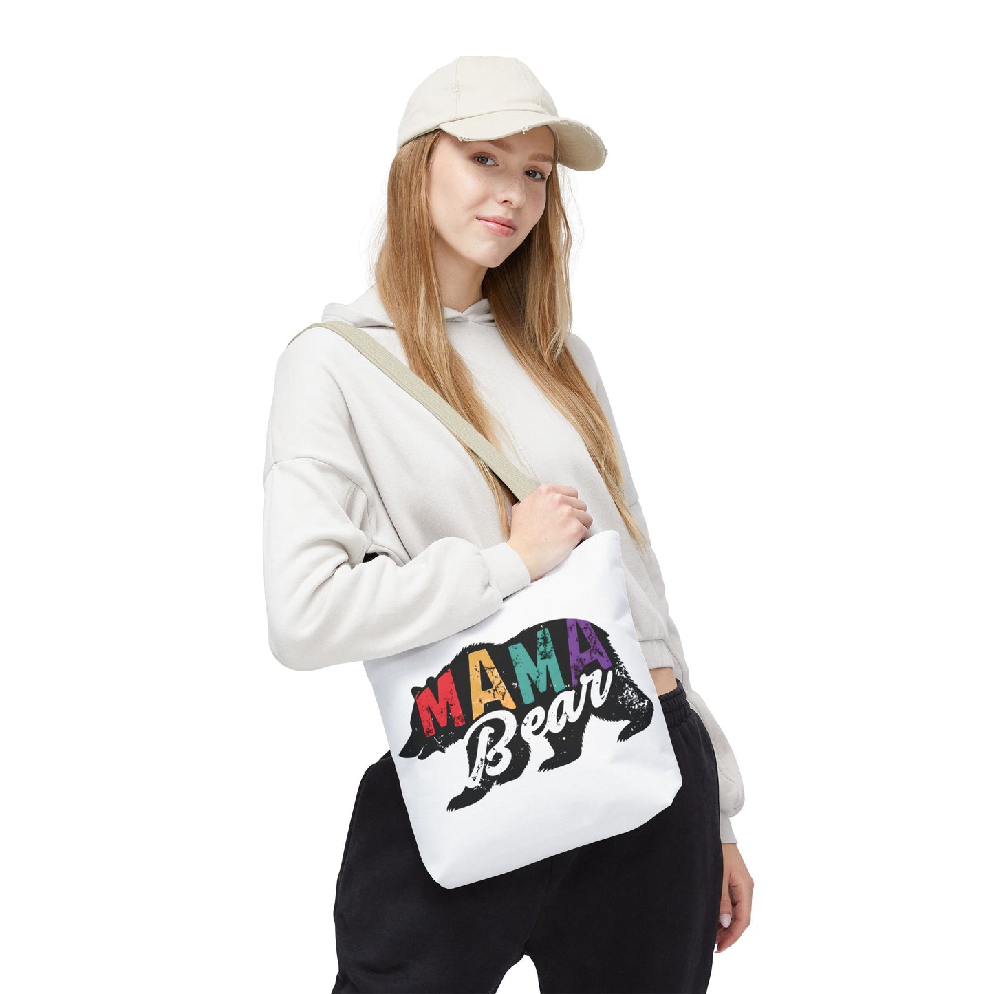Colorful Mama Bear Tote Bag for Moms - Perfect for Mother's Day, Gifts & Everyday Use