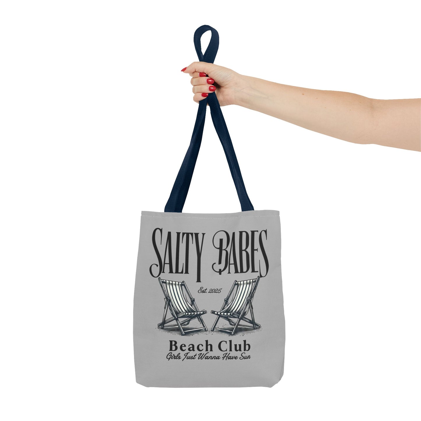 Salty Babes Beach Club Tote Bag – Perfect for Sun-Loving Women