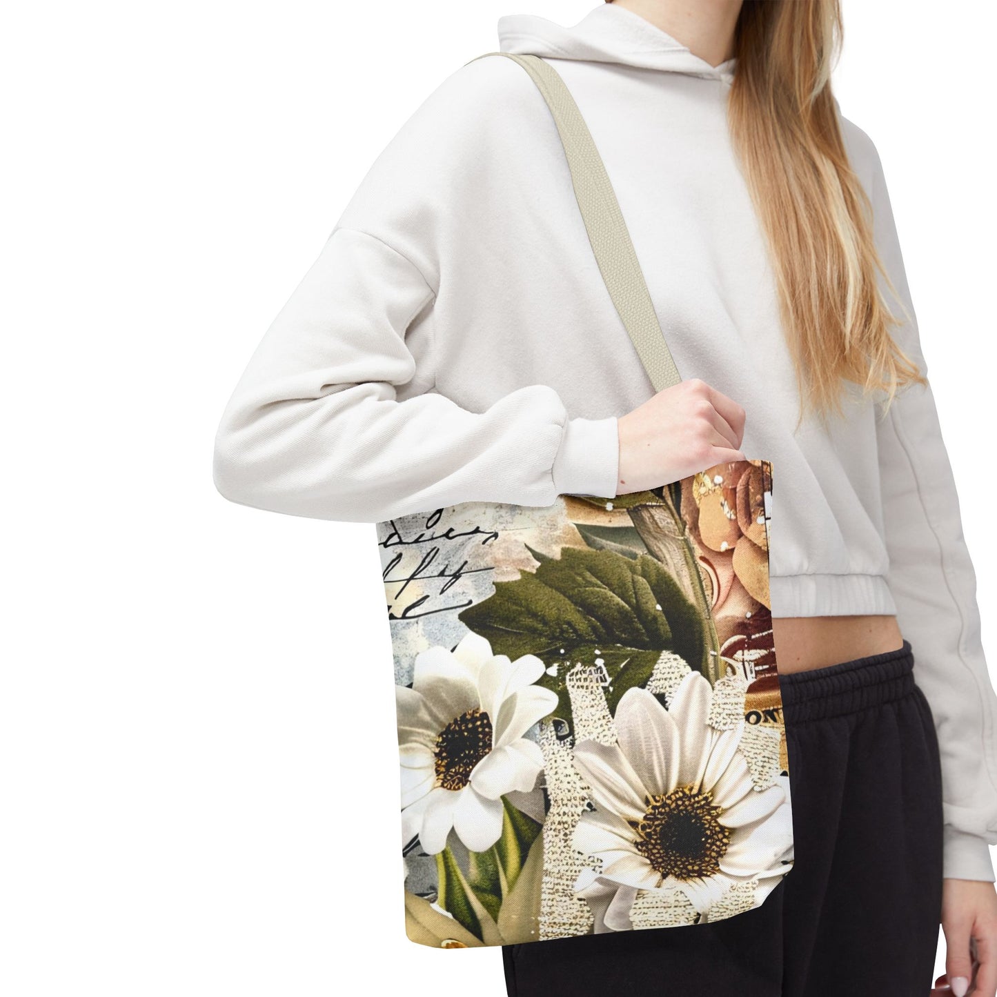 Floral Sunflower Tote Bag - Perfect for Summer Outings & Eco-Friendly Style - Great Mother's Day Gift