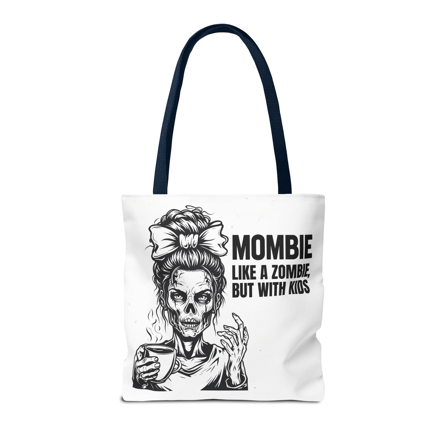 Funny "Mombiel Like a Zombie, but with Kids" Tote Bag - Perfect for Moms and Mother's Day Gift Ideas