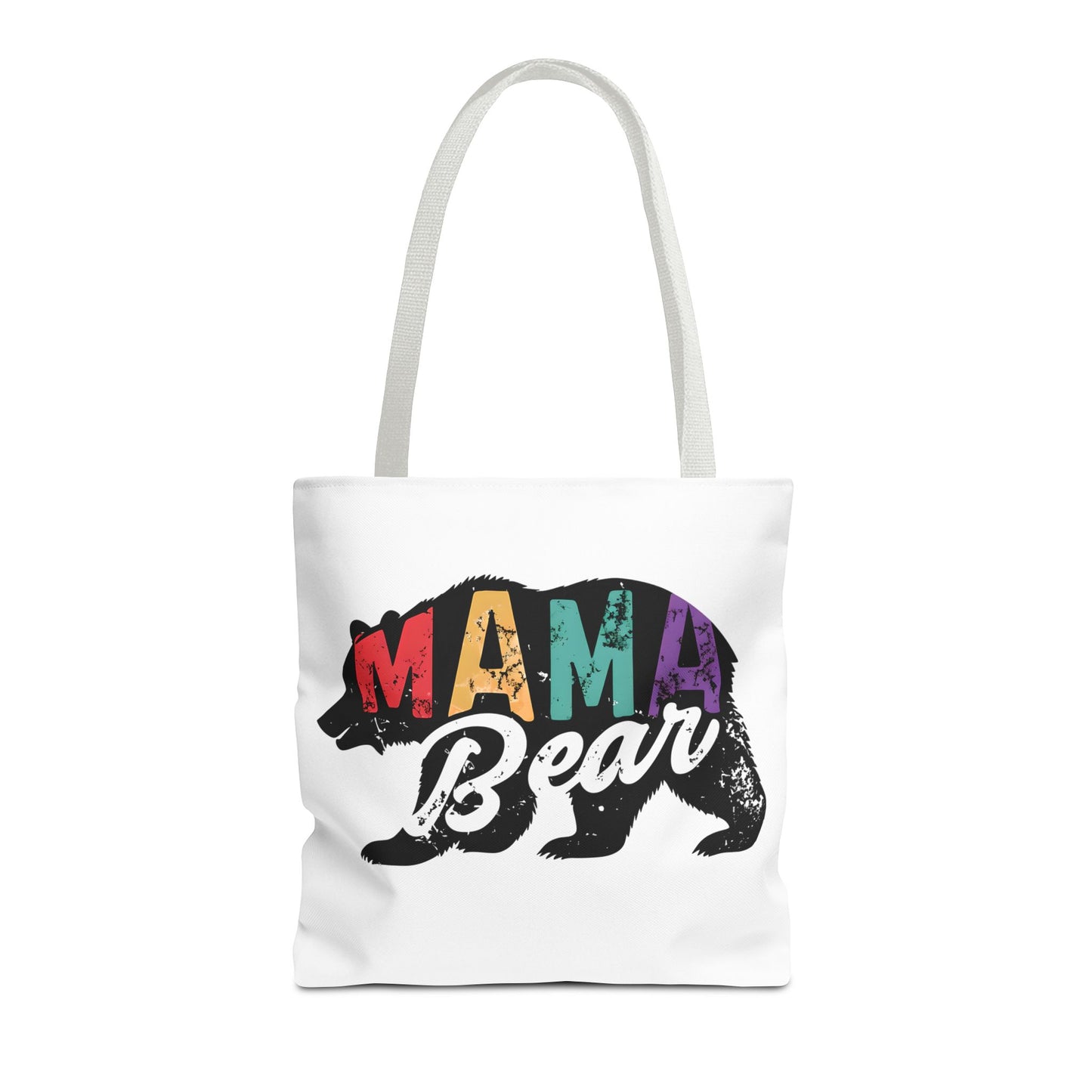 Colorful Mama Bear Tote Bag for Moms - Perfect for Mother's Day, Gifts & Everyday Use