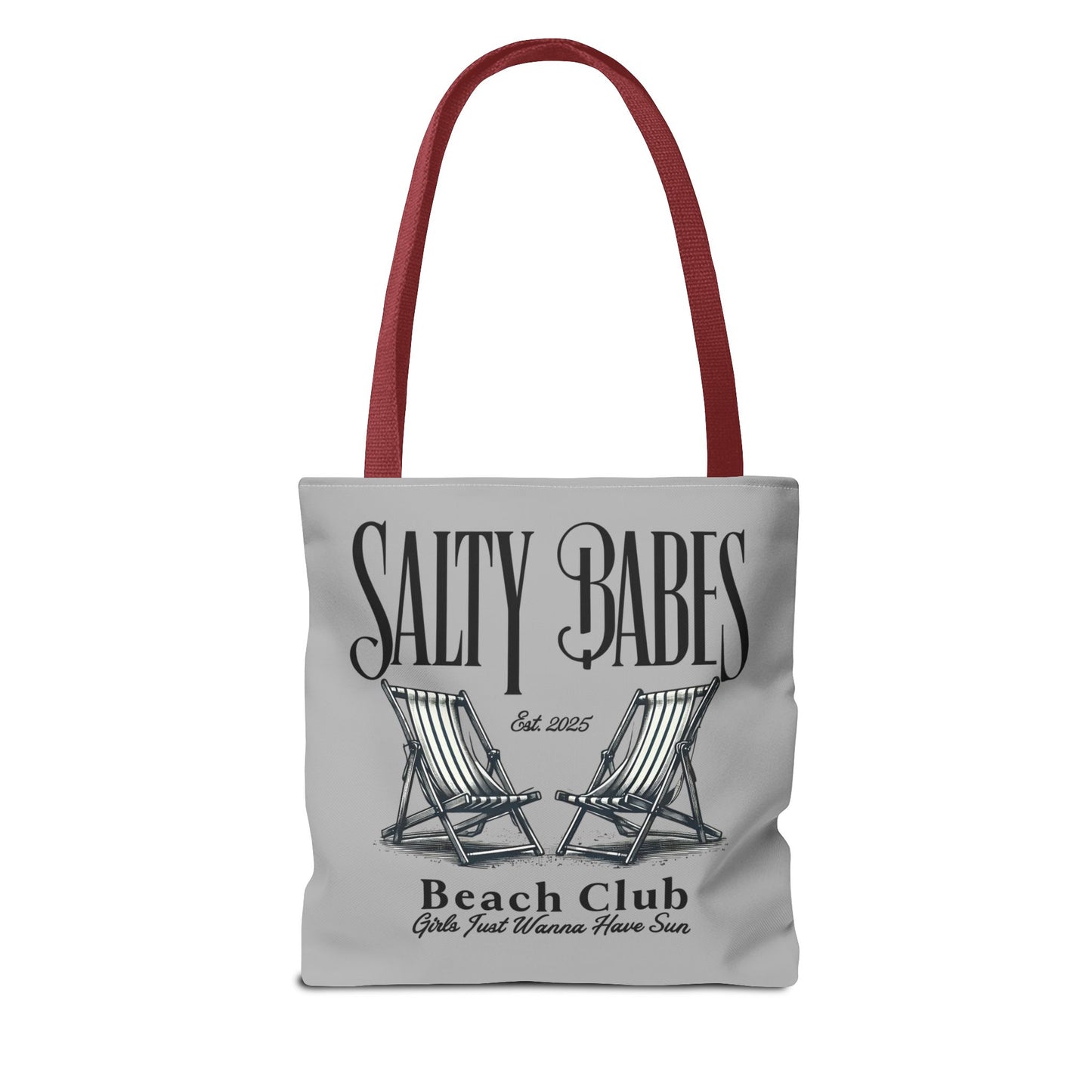 Salty Babes Beach Club Tote Bag – Perfect for Sun-Loving Women