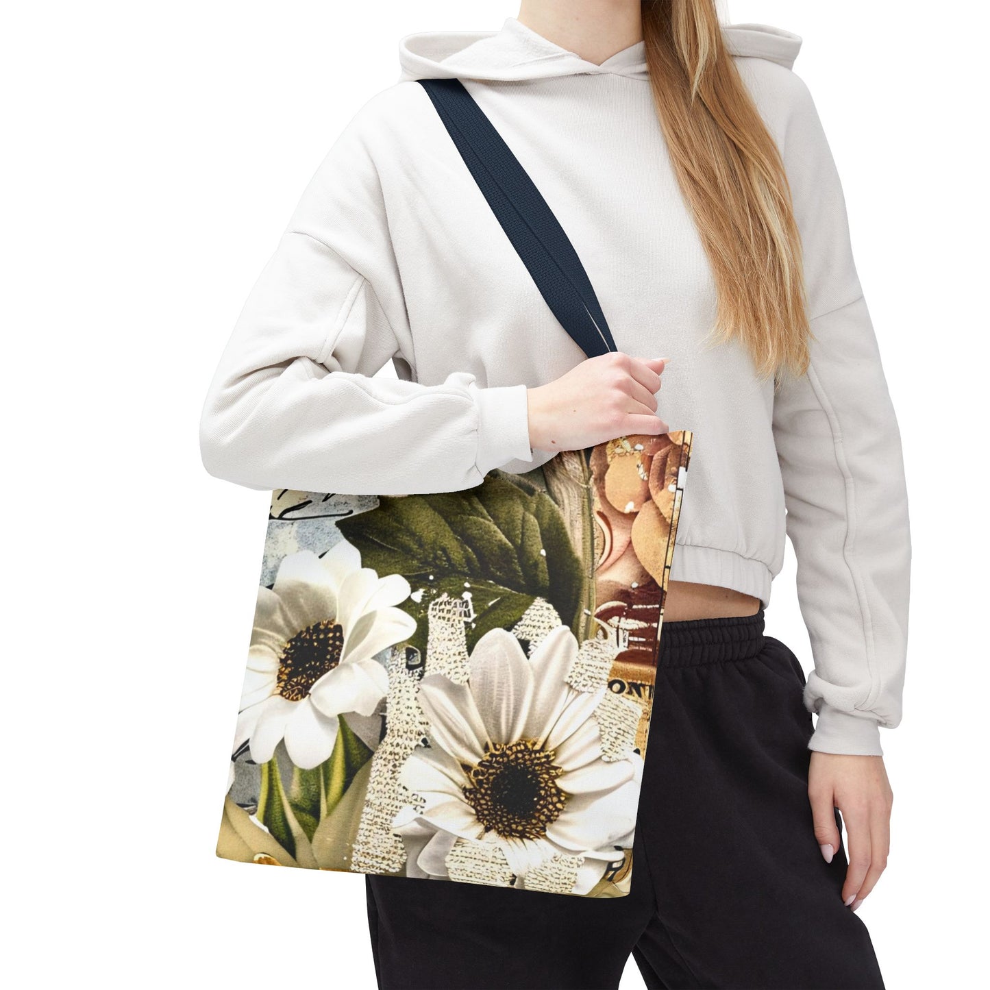 Floral Sunflower Tote Bag - Perfect for Summer Outings & Eco-Friendly Style - Great Mother's Day Gift