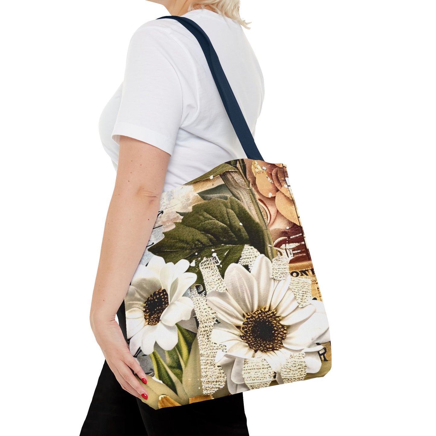 Floral Sunflower Tote Bag - Perfect for Summer Outings & Eco-Friendly Style - Great Mother's Day Gift