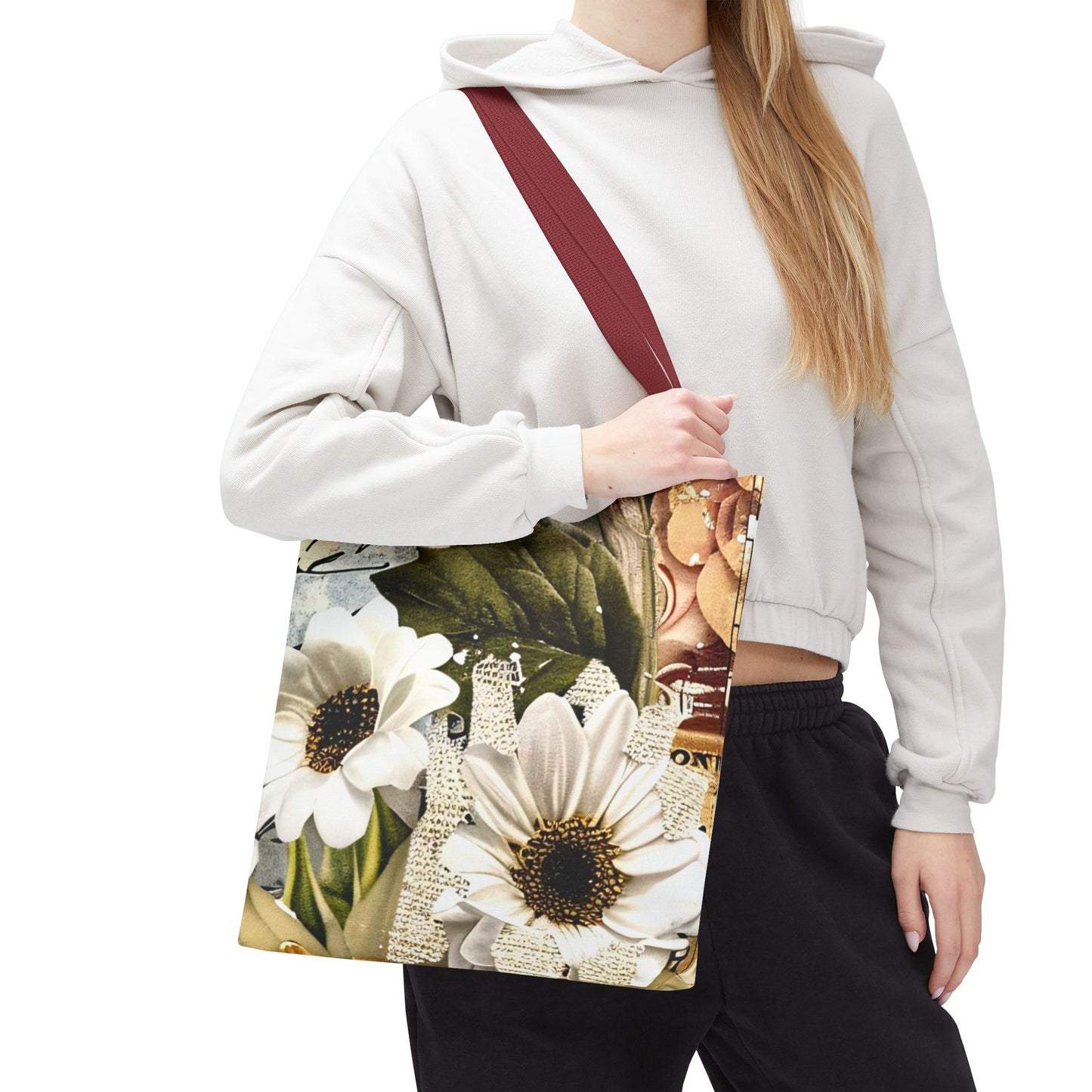Floral Sunflower Tote Bag - Perfect for Summer Outings & Eco-Friendly Style - Great Mother's Day Gift
